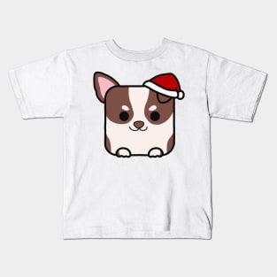 Funny Square Chihuahua Christmas Kids T-Shirt